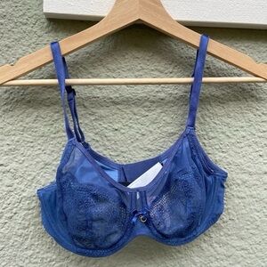 Chantelle Deep Blue Lace Bra